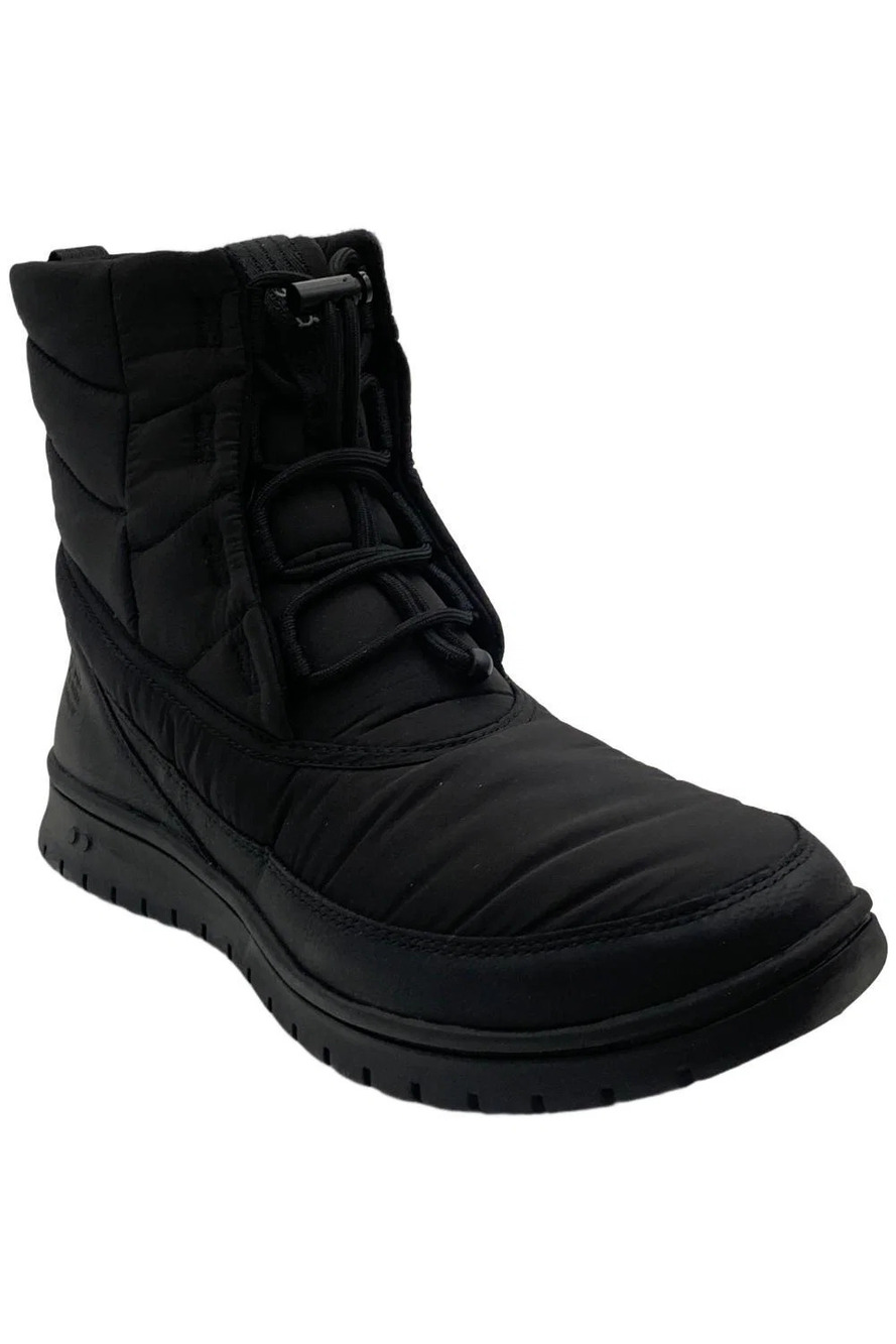 Ryka Women's Water-Repellent Winter Boots w/ Adj Toggle Solace Black - Medium